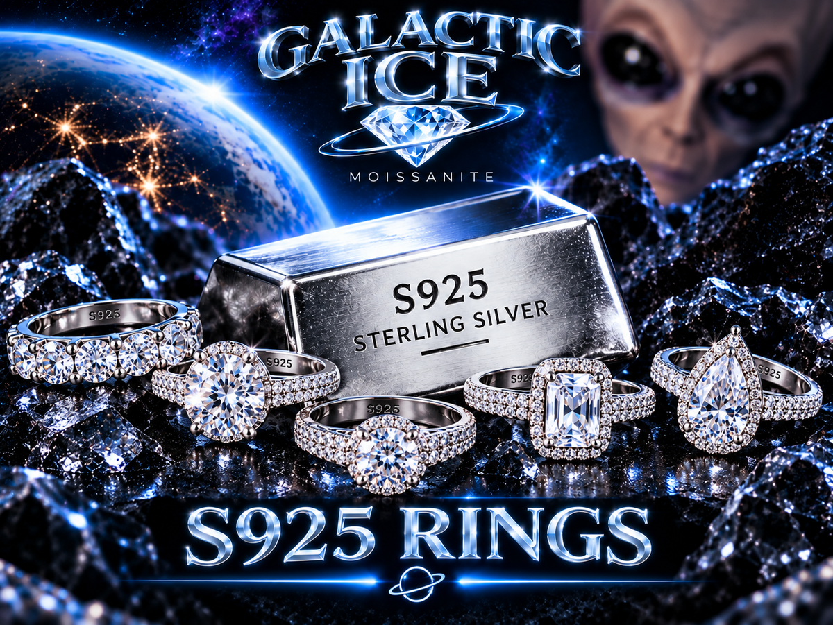 S925 Sterling Silver Moissanite