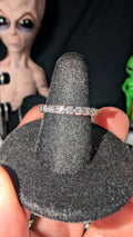 Plated 2CT Moissanite Eternity Band Ring Size 6