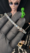 Plated 5mm Moissanite Tennis Bracelet 6.5 Inch