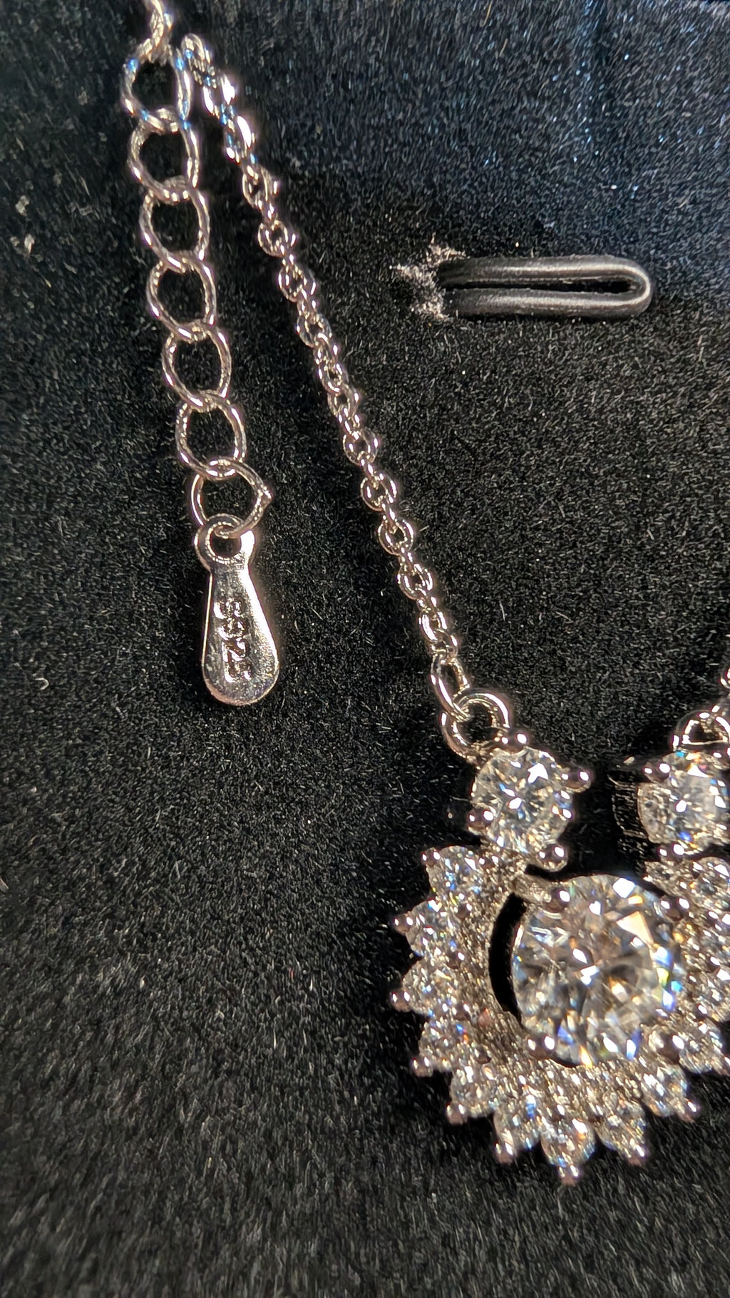 Galactic Ice Moissanite Pendant 1 CT Necklace