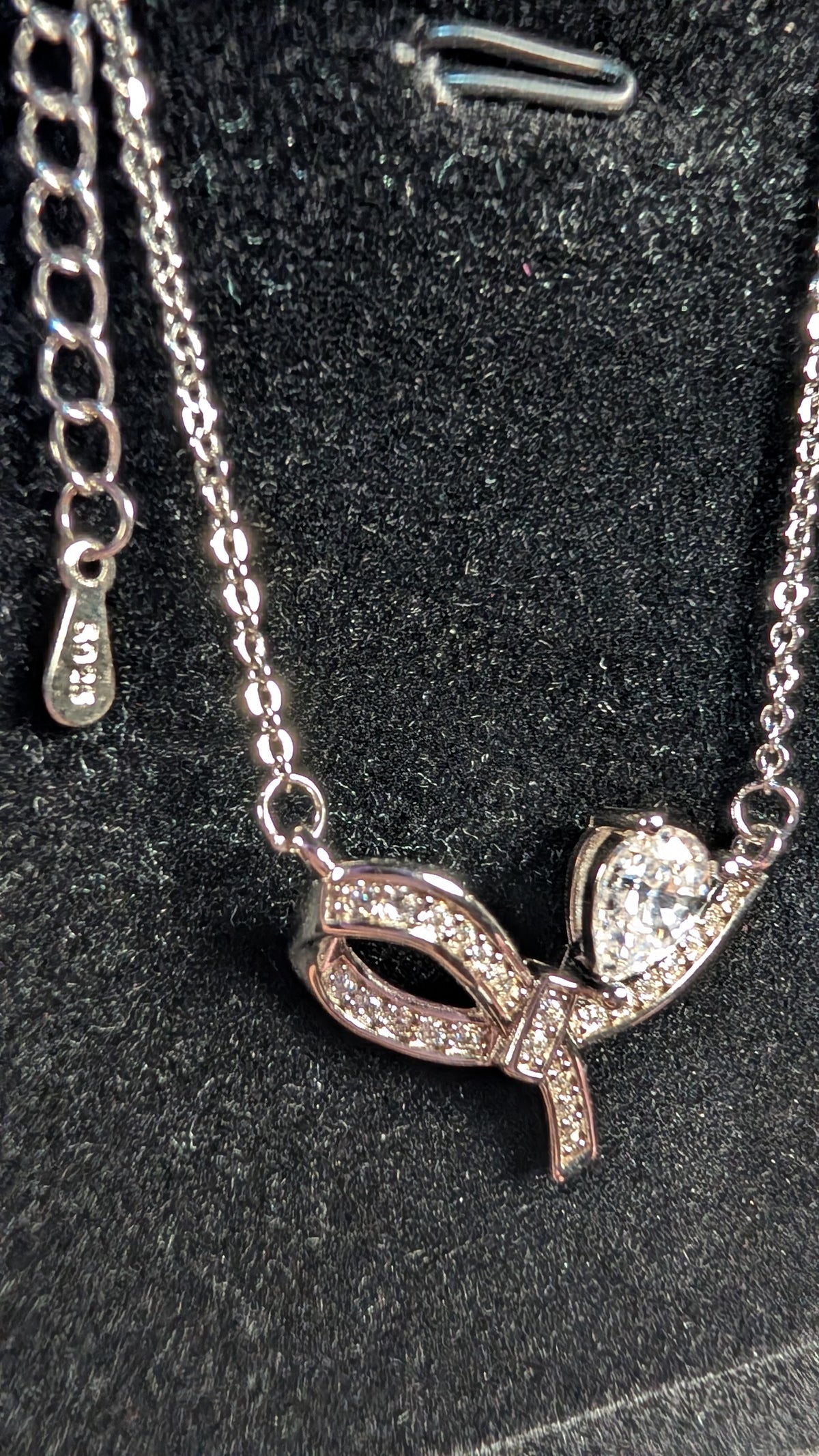 Galactic Ice Moissanite Pendant 1CT Necklace