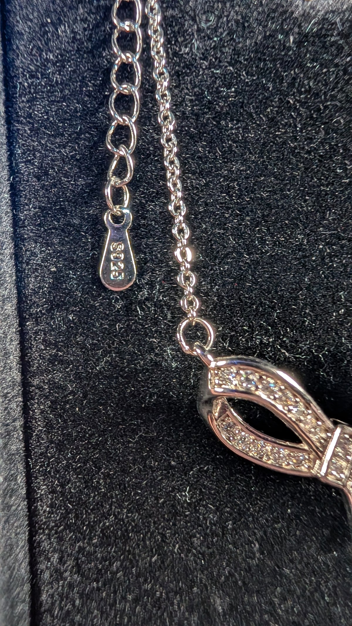 Galactic Ice Moissanite Pendant 1CT Necklace