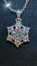 Galactic Ice Moissanite Pendant 1.5CT Necklace