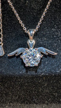 Galactic Ice Moissanite 1.5ct Pendant Necklace