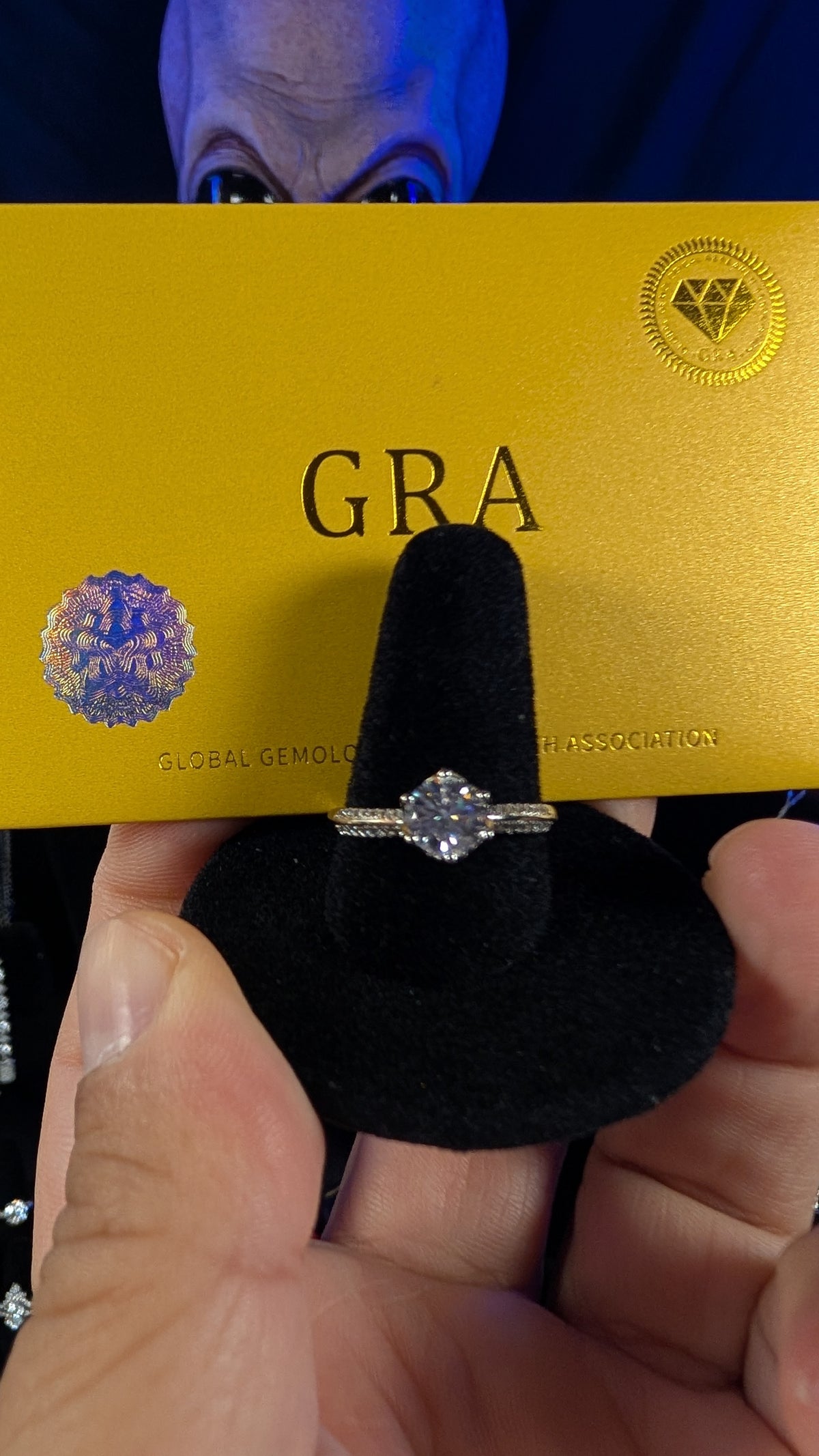 Galactic Ice 1CT Supernova Solitaire S925 Sterling Silver