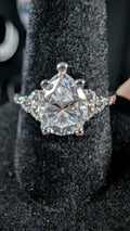 Galactic Ice 2CT Andromeda Tear Moissanite S925 Sterling Silver