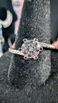 Galactic Ice 1CT Nova Crown Moissanite Celestial Solitaire S925