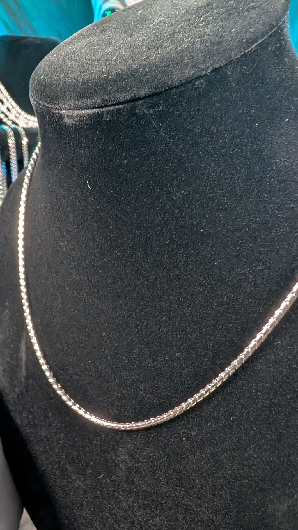 Galactic Ice Stellar Twist 20in 3mm Snake Chain S925 Sterling Silver
