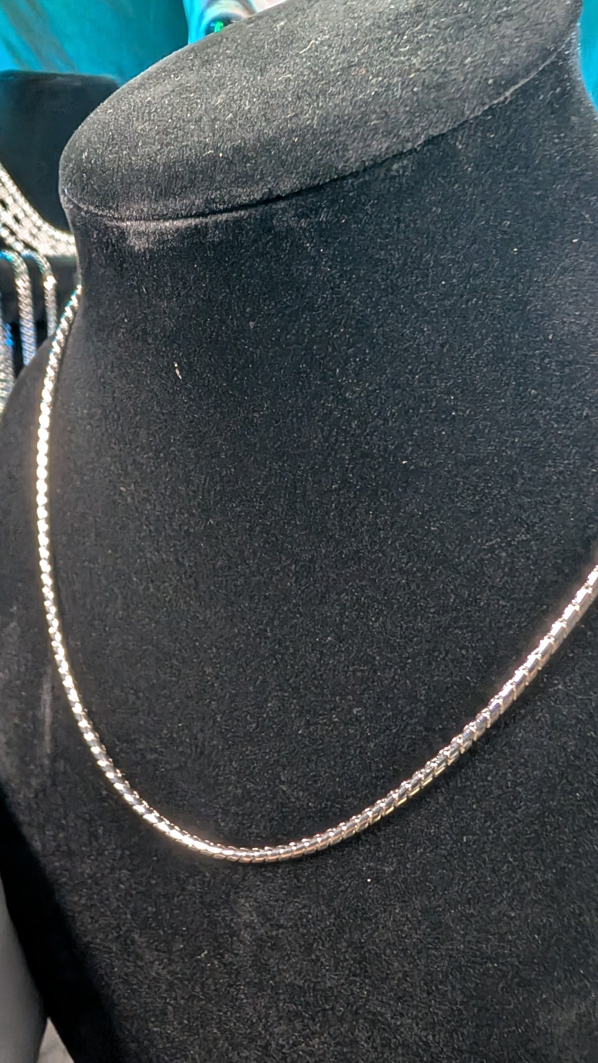 Galactic Ice Stellar Twist 20in 3mm Snake Chain S925 Sterling Silver