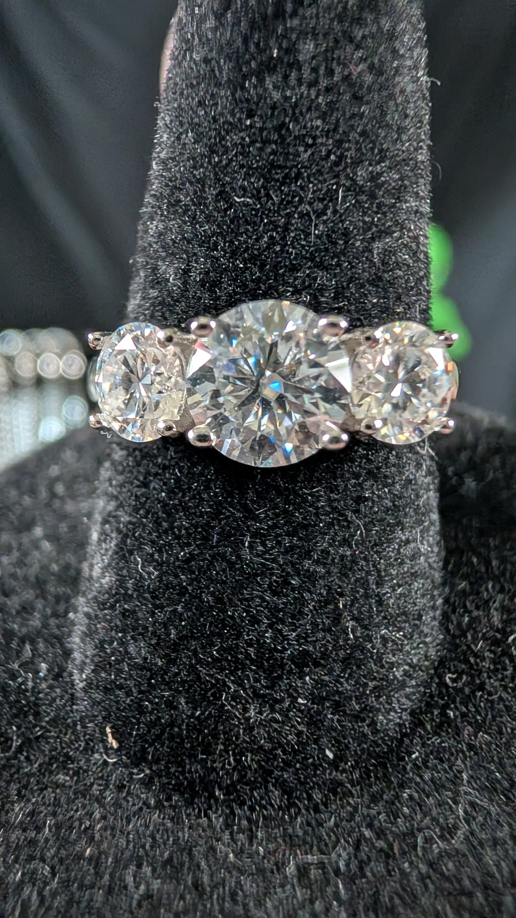 Galactic Ice Triple Star Nova - 1CT Moissanite S925 Sterling Silver