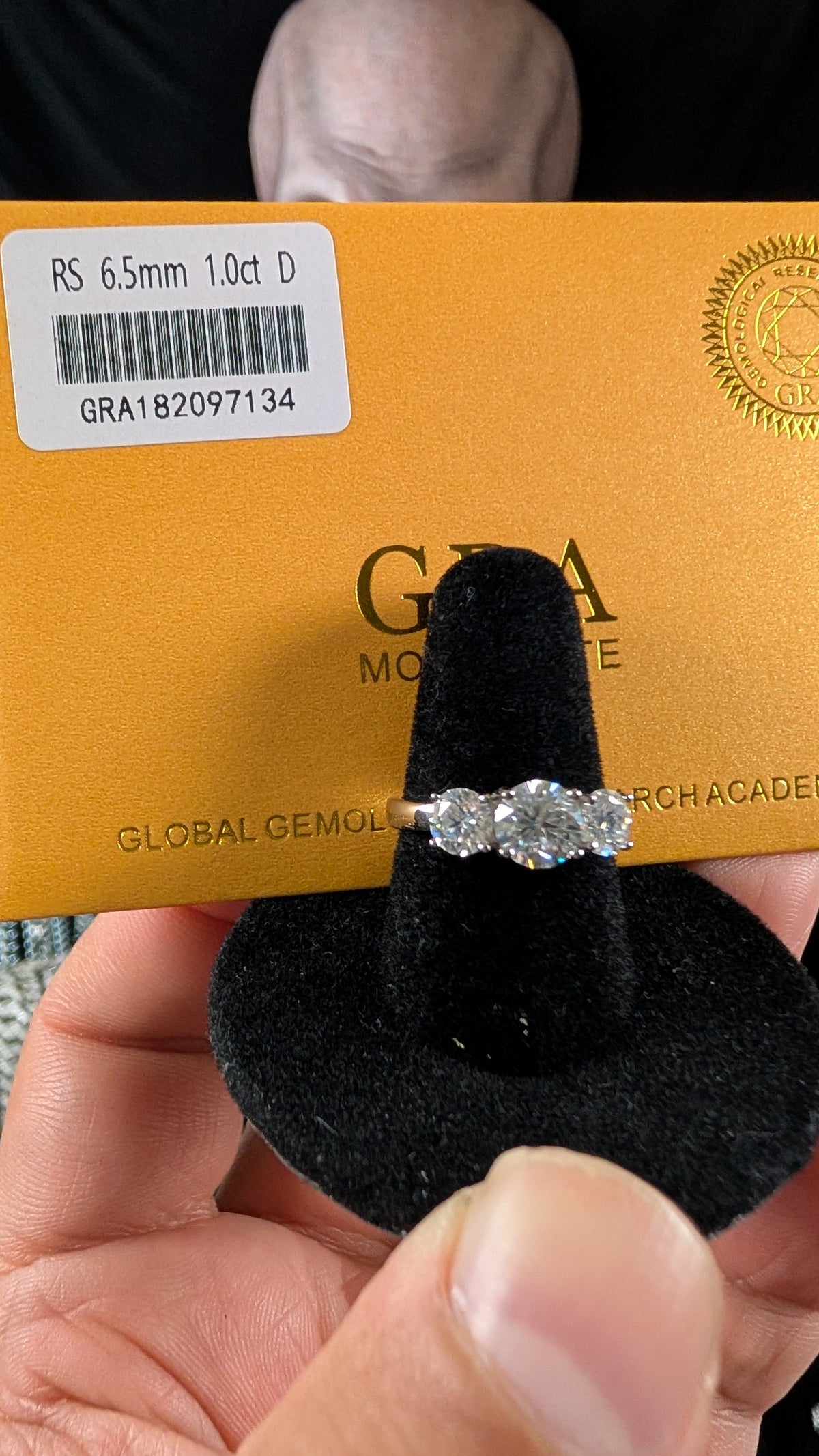 Galactic Ice Triple Star Nova - 1CT Moissanite S925 Sterling Silver