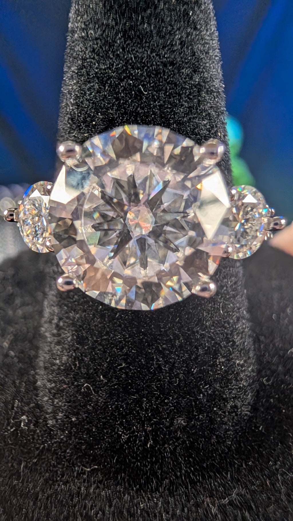 Galactic Ice 5CT Celestial Titan Moissanite S925 Sterling Silver Ring