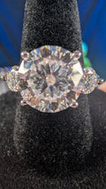 Galactic Ice 5CT Celestial Titan Moissanite S925 Sterling Silver Ring