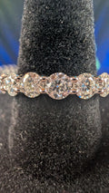 Galactic Ice 4MM Starlight Orbit Moissanite S925 Eternity Band