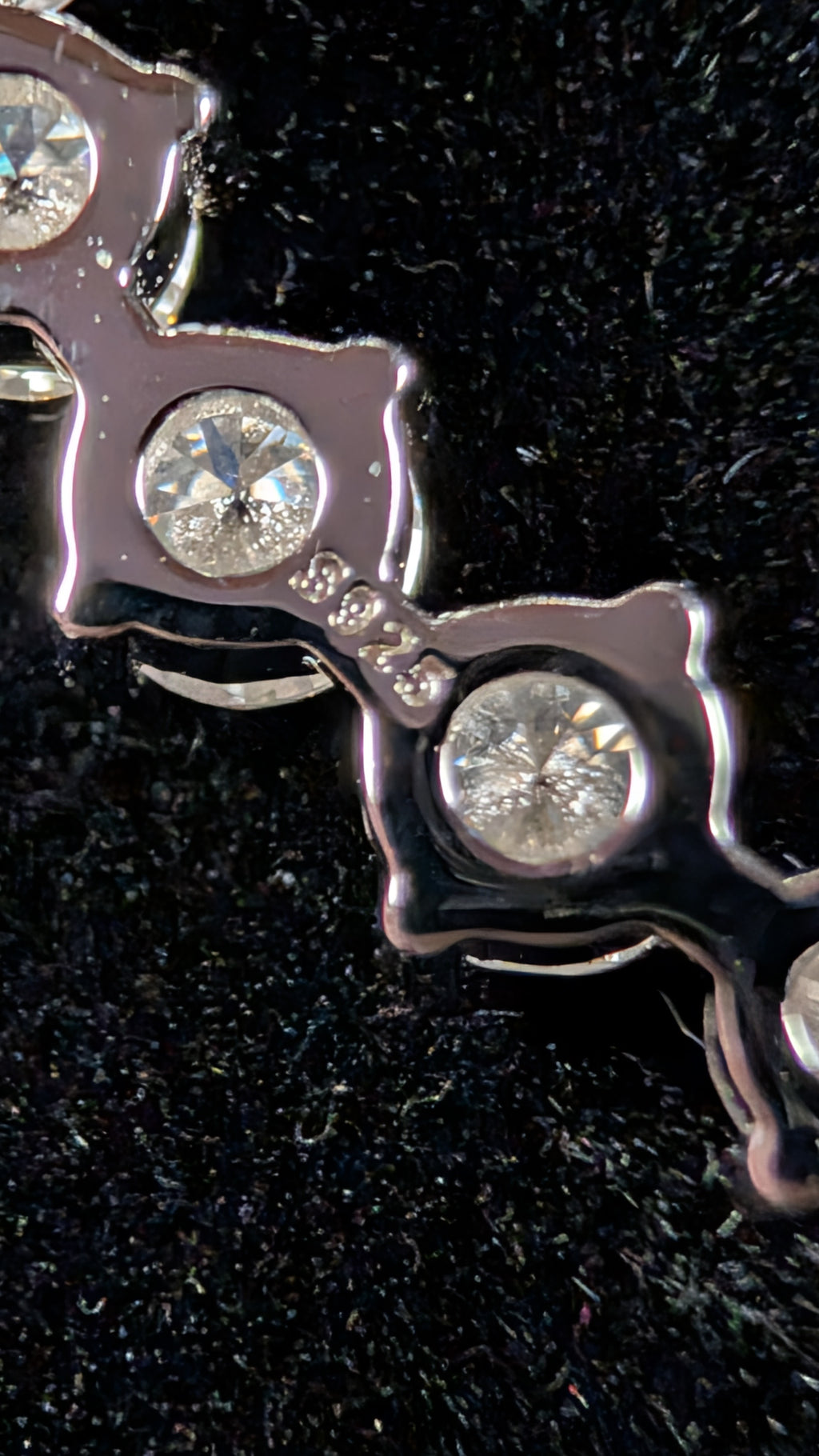 Galactic Ice 0.2CT Falling Star Cascade Moissanite S925 Necklace