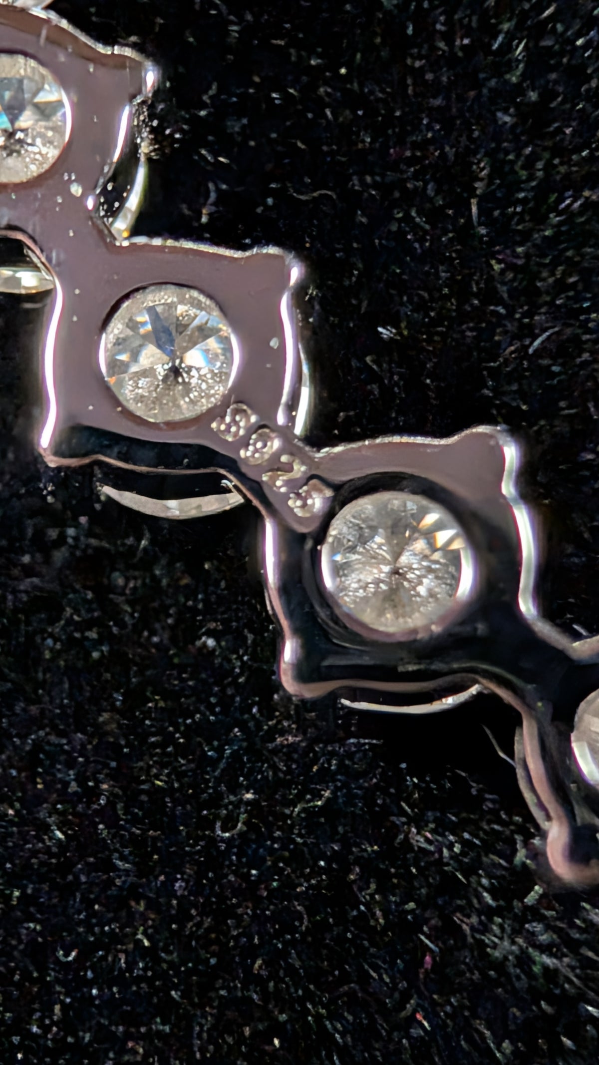 Galactic Ice 0.2CT Falling Star Cascade Moissanite S925 Necklace