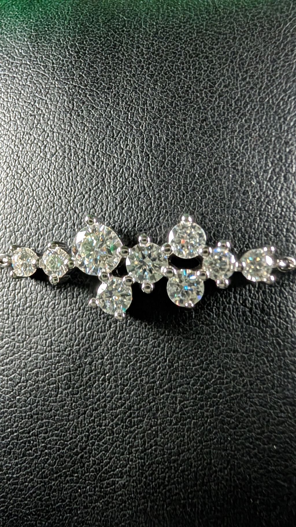 Galactic Ice Cosmic Constellation Moissanite S925 Sterling Silver Bracelet