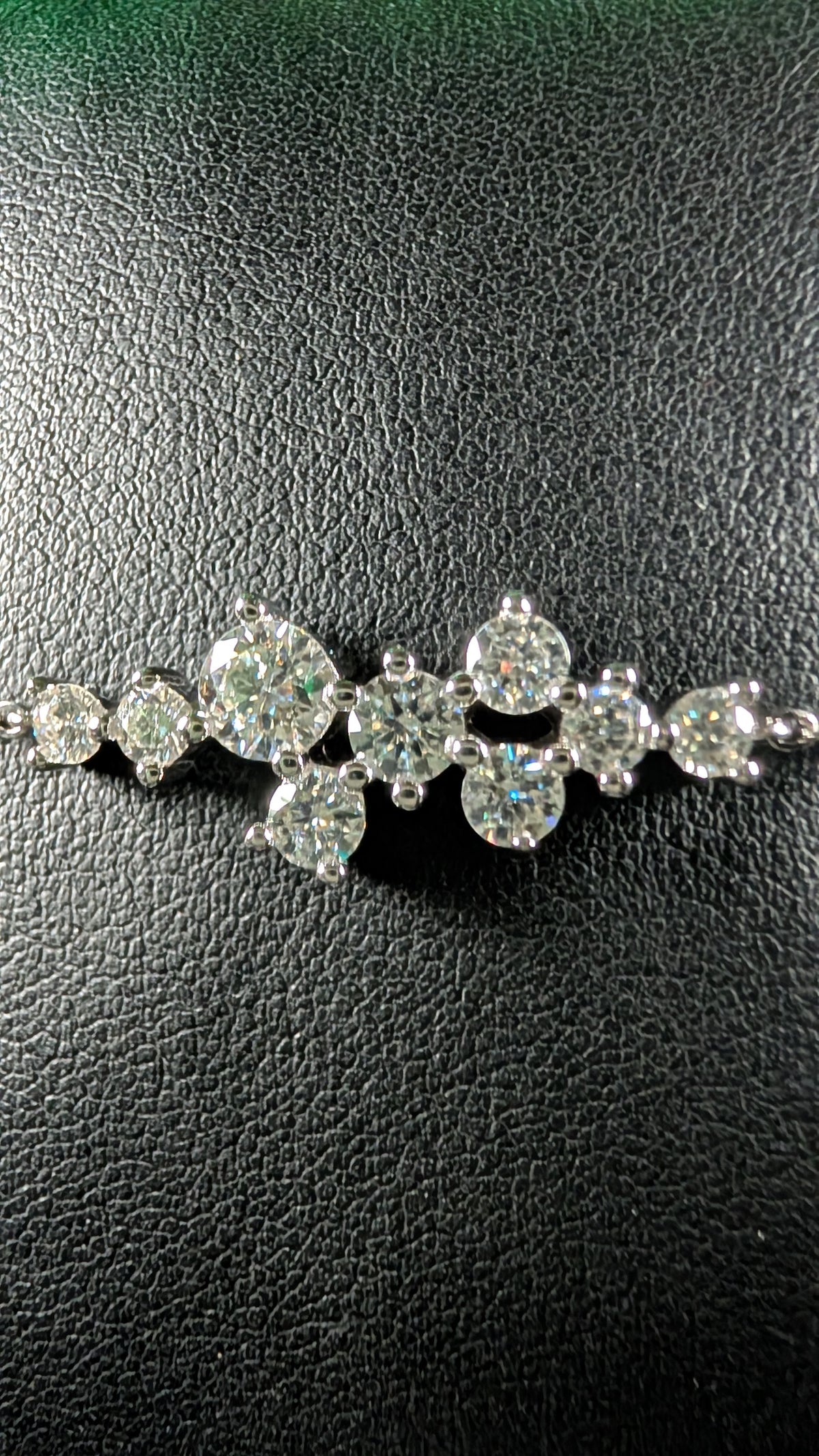 Galactic Ice Cosmic Constellation Moissanite S925 Sterling Silver Bracelet