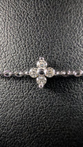 Galactic Ice 0.6CT Starlight Quasar Moissanite S925 Sterling Silver Cluster Bracelet