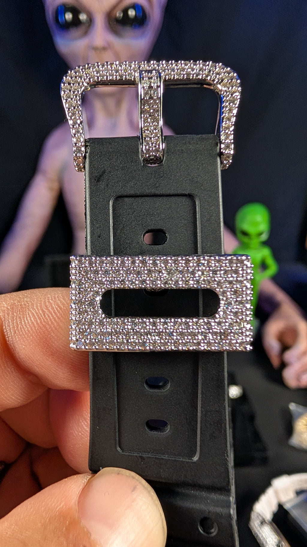 GALACTIC ICE | COSMIC DRIP MOISSANITE WATCH BUCKLE REPLACEMENT