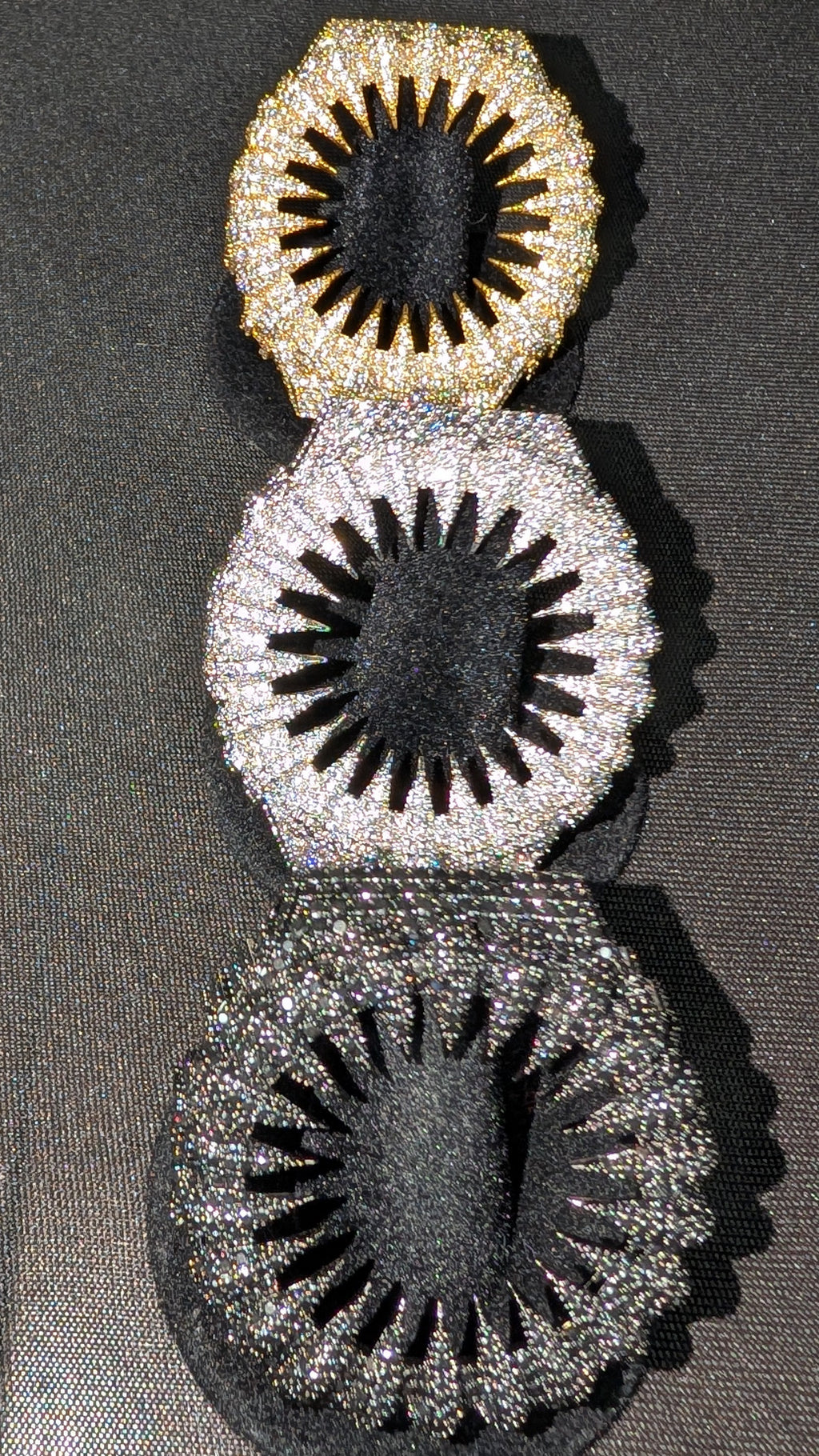 Cosmic Fangs – Gold Plated VVS1 D Color Moissanite GA-2100 Watch Bezel