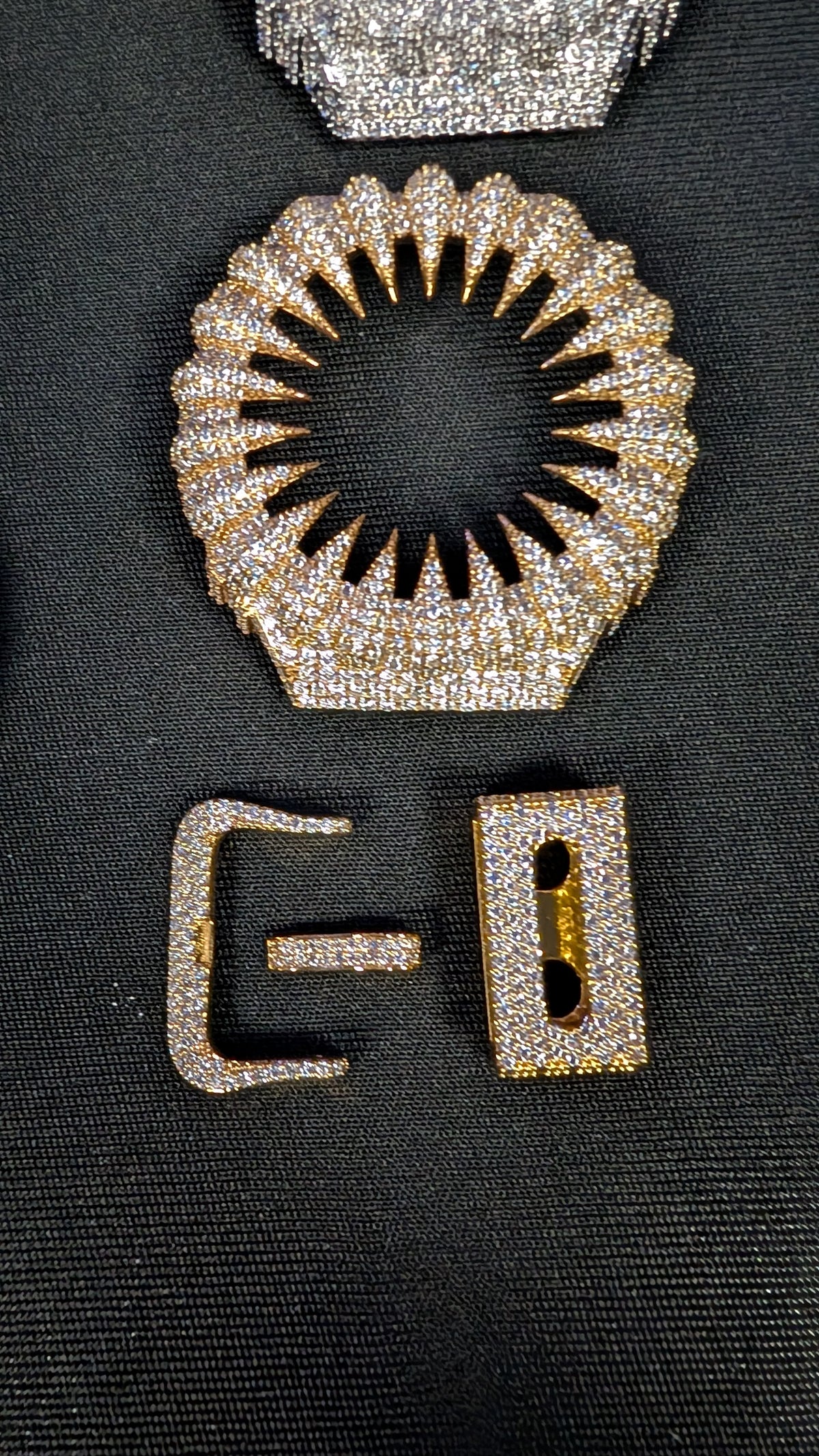 Galactic Ice Cosmic Drip Moissanite Bezel & Buckle Set