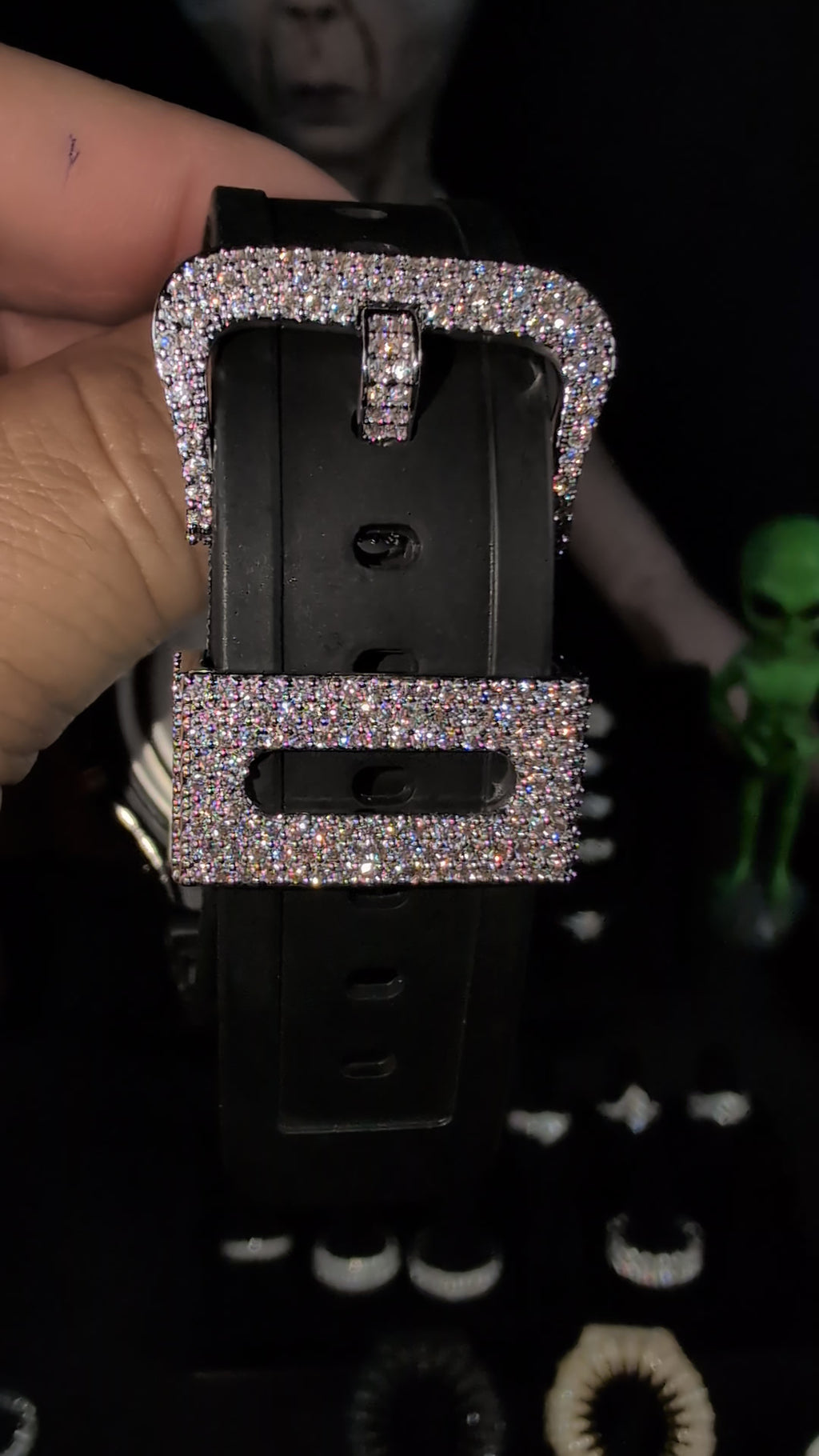 GALACTIC ICE | COSMIC DRIP MOISSANITE WATCH BUCKLE REPLACEMENT